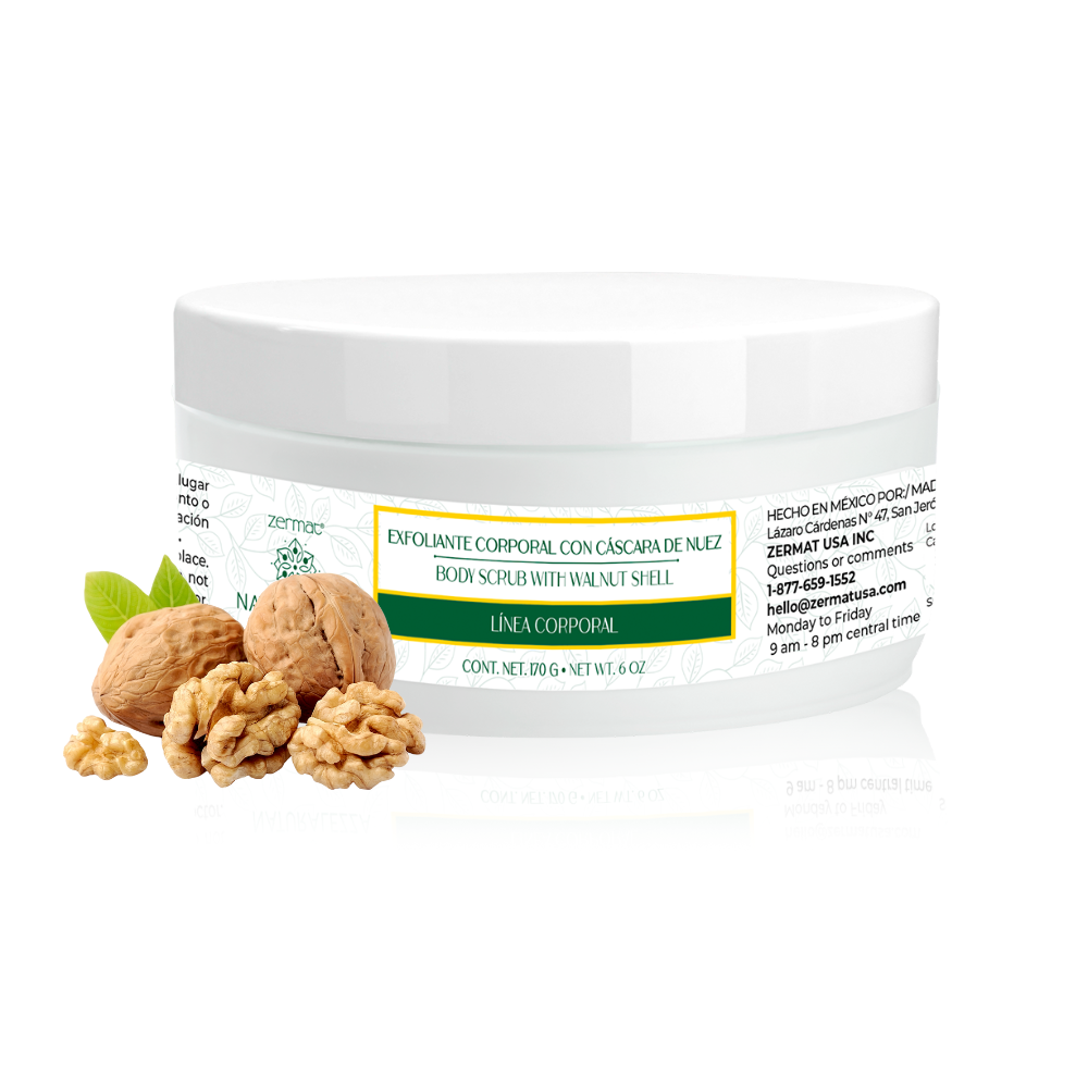 Body Scrub with Walnut Shell